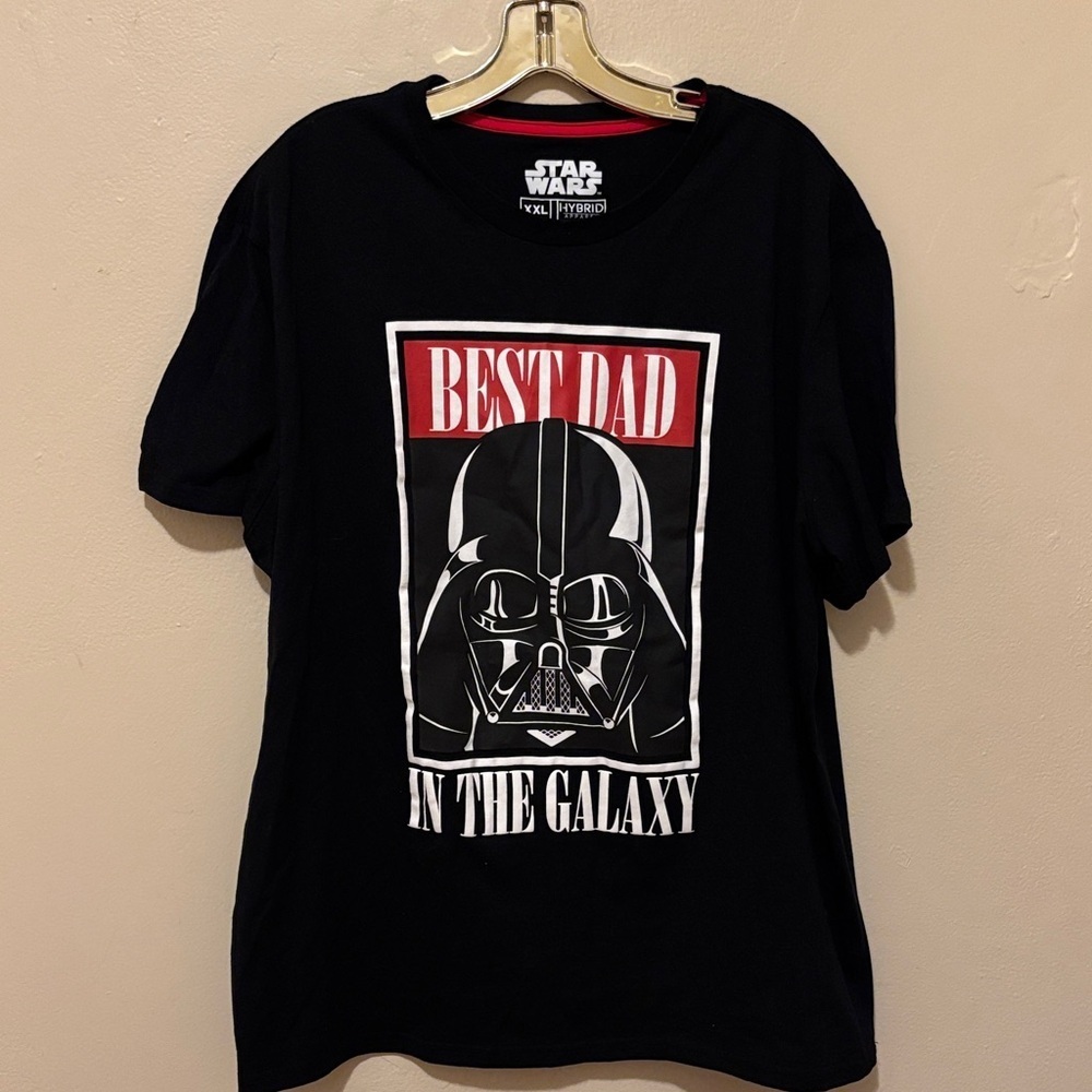 Star Wars Black Tee with Red and White Graphic